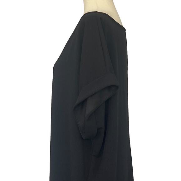 FIRST LOVE BY LOVELYN BOAT NECK MAXI SHIFT DRESS IN BLACK NEW WOMEN'S SIZE  3X - Picture 5 of 13